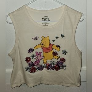 Disney Winnie the Pooh cropped tank top